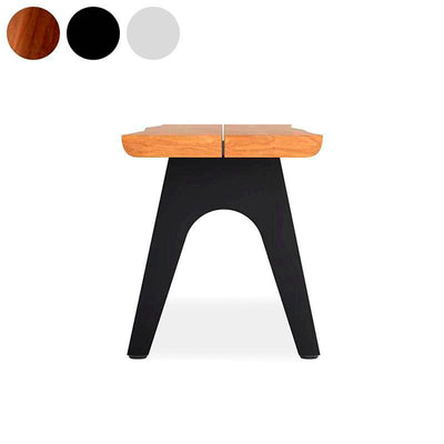 Stor Baumkantenbank 220 x 43-47 x 45 cm Teak mit Aluminium-oder Teakgestell