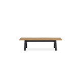 Stor tree edge bench 180 x 43-47 x 45 cm teak with aluminum or teak frame