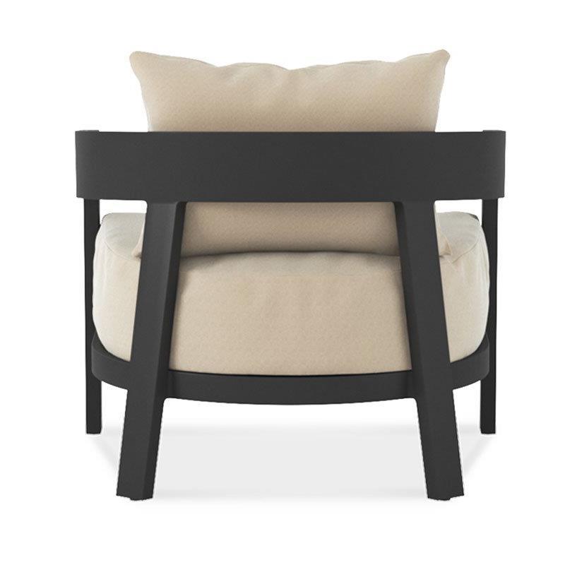 Fauteuil Vento en aluminium 1 place 80 x 83,7 x 66 cm