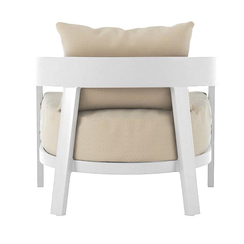 Fauteuil Vento en aluminium 1 place 80 x 83,7 x 66 cm