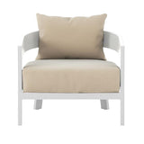 Fauteuil Vento en aluminium 1 place 80 x 83,7 x 66 cm