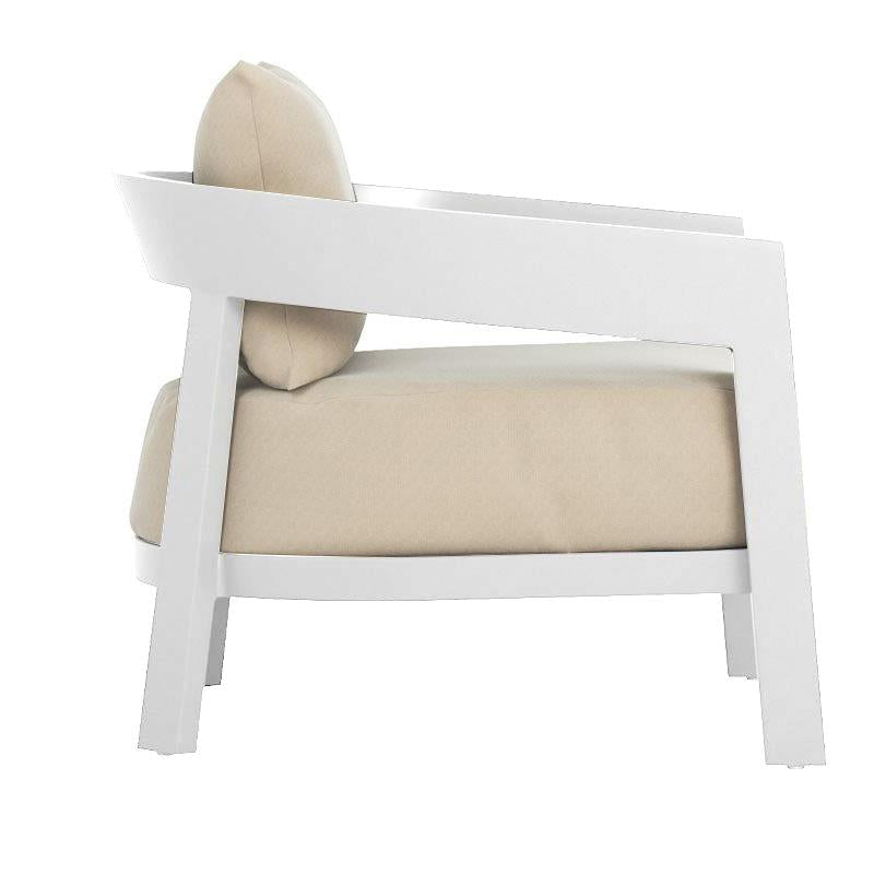 Fauteuil Vento en aluminium 1 place 80 x 83,7 x 66 cm