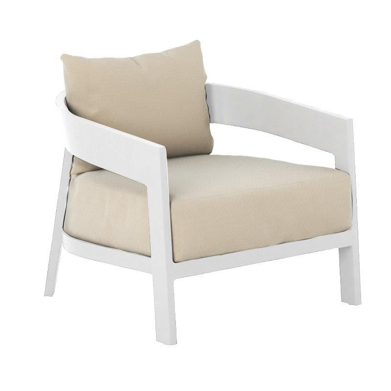 Fauteuil Vento en aluminium 1 place 80 x 83,7 x 66 cm