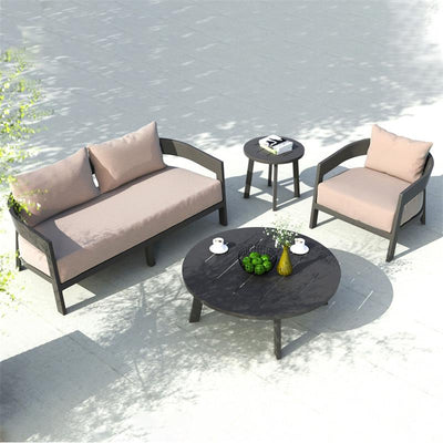 Fauteuil Vento en aluminium 1 place 80 x 83,7 x 66 cm
