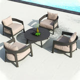 Table basse Vento en aluminium 110 x 110 x 40 cm