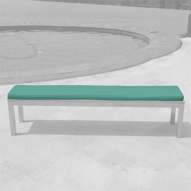 Coussin de banc pour banc sans dossier 190x40 cm Résistant au soleil