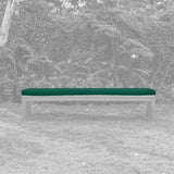 Coussin de banc pour banc sans dossier 214x40 cm Nagata