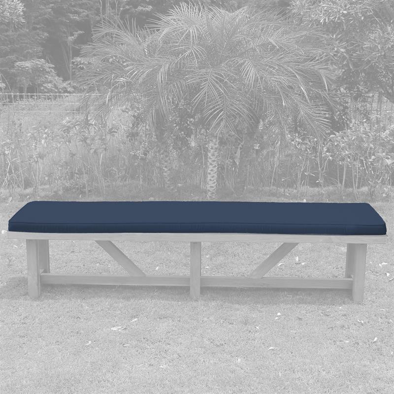 Coussin de banc Vignoble pour banc sans dossier 230x40 cm SunProof