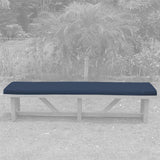 Coussin de banc Vignoble pour banc sans dossier 230x40 cm SunProof