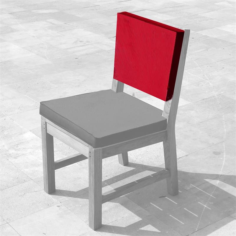Chaise de salle à manger à dossier rembourré Dusun 46 x 40 x 5 cm Nagata Standard