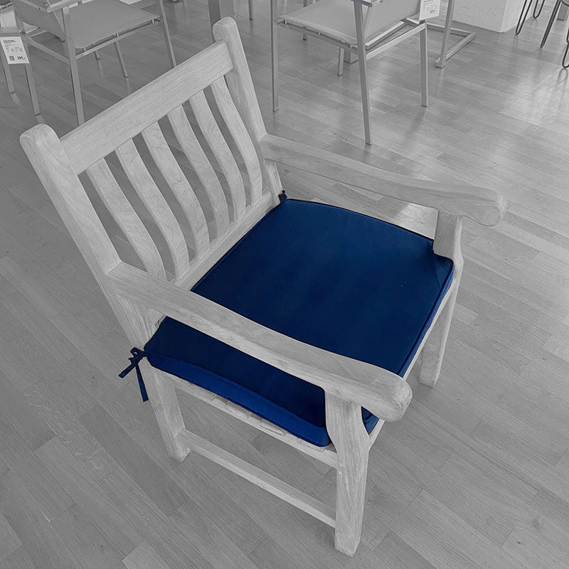 Armchair seat cushion 58x50cm with SunProof cutout - for the Florida and Royal garden chairs