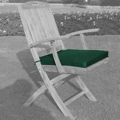 Coussin d'assise pour chaise pliante 45 x 40 cm SunProof pour chaises pliantes Comforteck, Denver, Trent