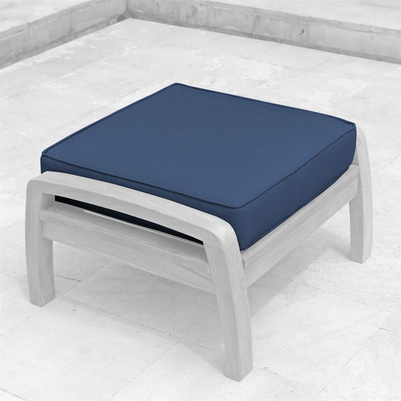 Coussin Corona pour tabouret/repose-pieds 60x60x12cm Résistant au soleil