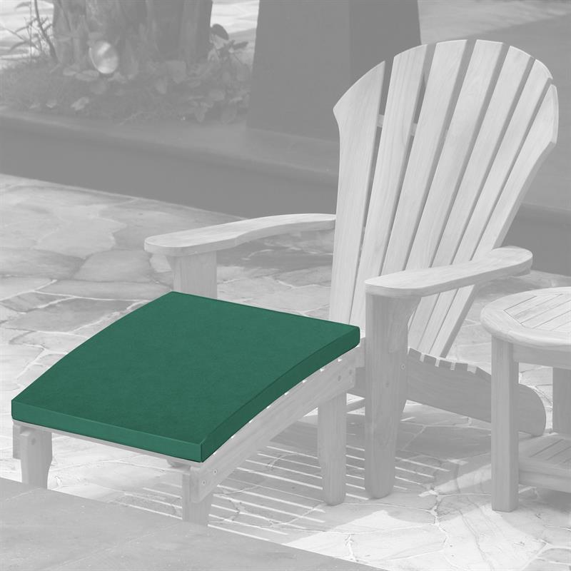 Coussin de repose-pieds Adirondack résistant au soleil 56 x 57 x 5,5 cm