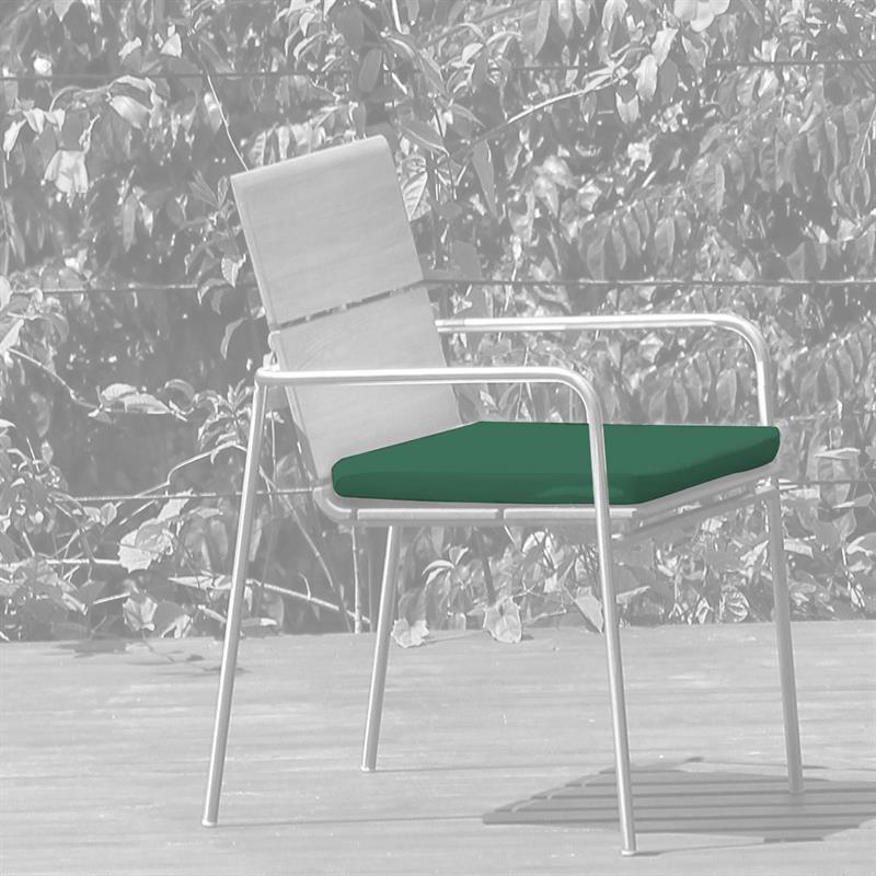 Coussin d'assise pour chaise empilable Fides 46x45 cm Nagata