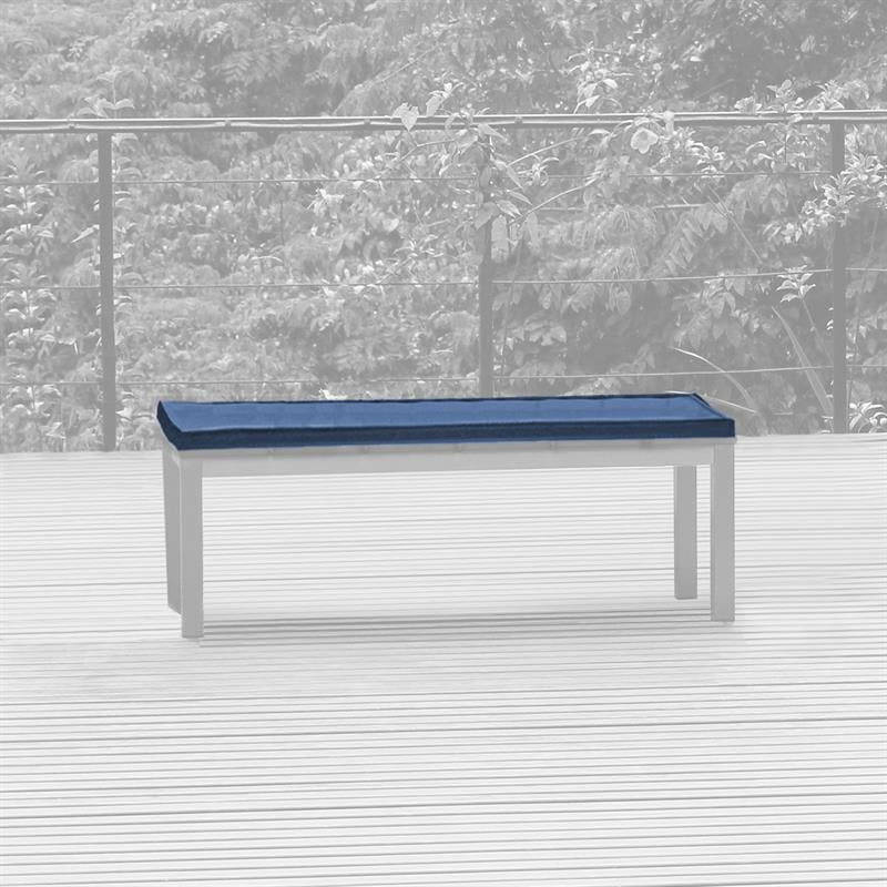 Coussin de banc pour banc sans dossier 130x45 cm Résistant au soleil