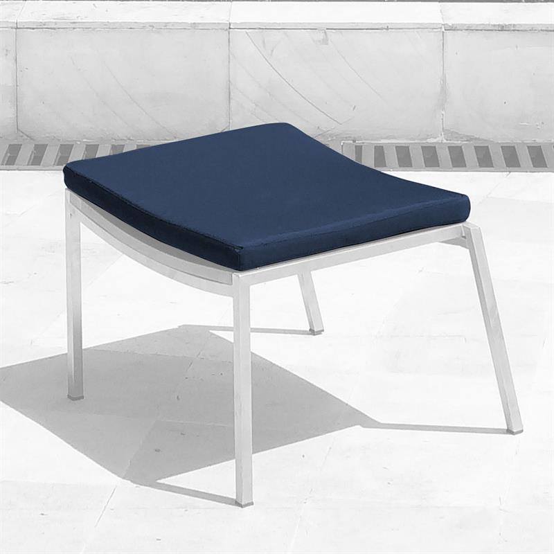 Coussin d'assise et repose-pieds Tessin pour chaise longue 54 x 44 x 4 cm SunProof
