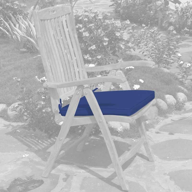 Coussin d'assise 50x46cm pour chaise haut dossier Florida Nagata
