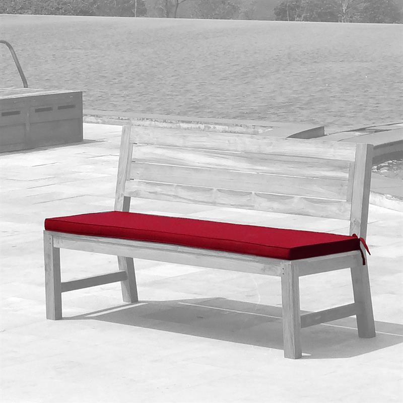 Coussin de banc Dusun pour banc de 154 cm sans accoudoir 154 x 49 cm Nagata