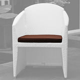 Sitzkissen Sefid Stuhl mit Armlehne Sunproof 51x50