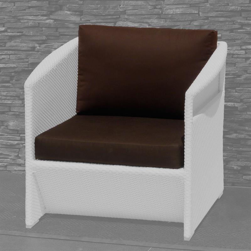 Ensemble de coussins pour chaise longue Sefid 2 pièces Sunproof