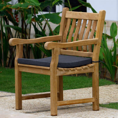 Armchair seat cushion 58x50cm with SunProof cutout - for the Florida and Royal garden chairs
