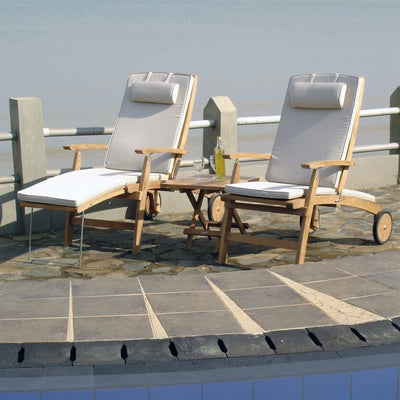 Coussin de transat Comforteck 2 pièces 111x47,5 + 73,5x53 cm SunProof