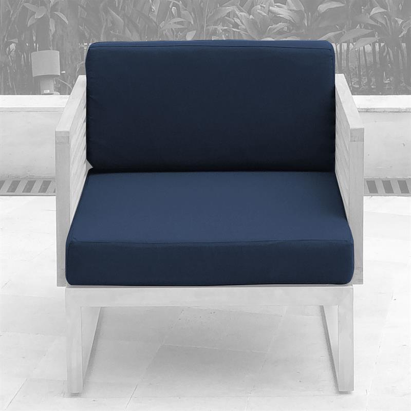 Ensemble de rembourrage Tessin module de salon module central/fauteuil épaisseur 12 cm SunProof 2 pièces