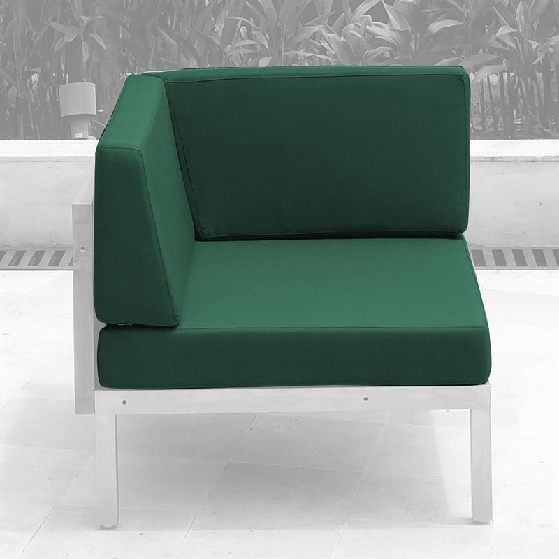 Ensemble de meubles d'ameublement Tessin, module d'angle modulable 78 x 78 x 12 cm, épaisseur 12 cm, Nagata, 3 pièces