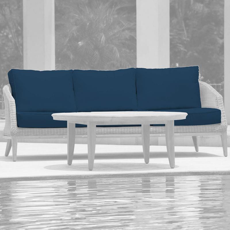 Ensemble de coussins pour canapé Grace 3 places, coussins d'assise et de dossier Sunproof 6 pièces