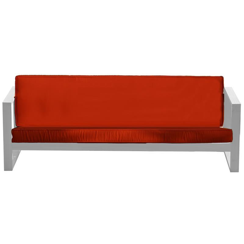 Ensemble de rembourrage Zafron 3 places Nagata 2 pièces 11 cm d'épaisseur pour coussins d'assise et de dossier