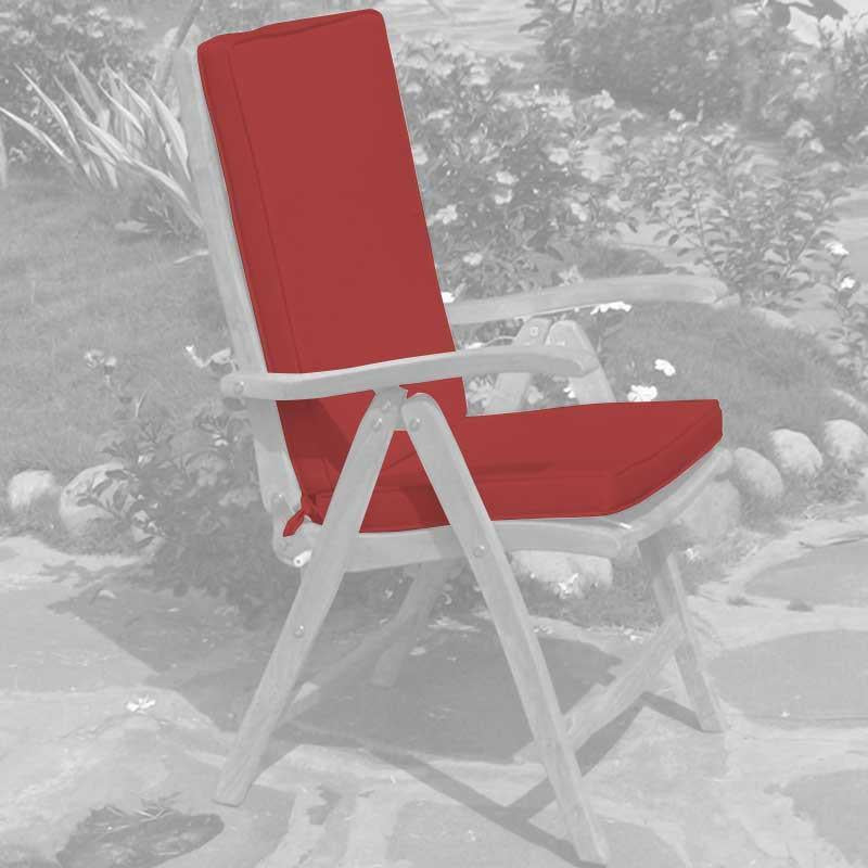 Coussin pour chaise à dossier haut Florida Nagata 61/48 x 49 cm