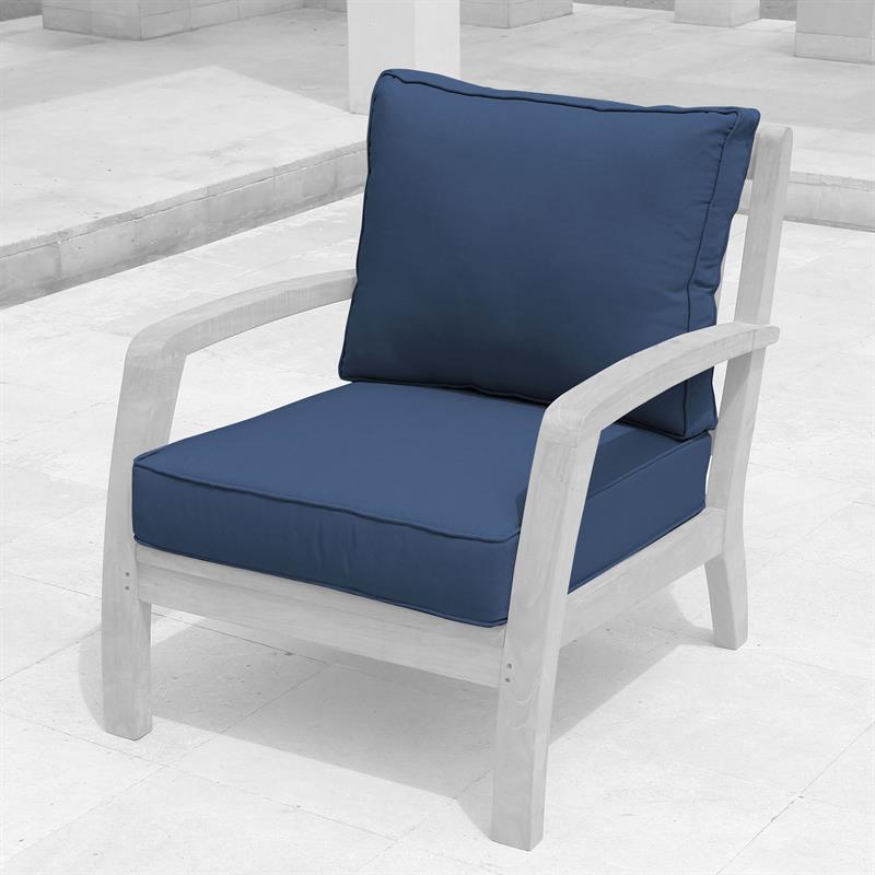 Ensemble de rembourrage Corona fauteuil/canapé 2 pièces Coussins d'assise et de dossier résistants au soleil