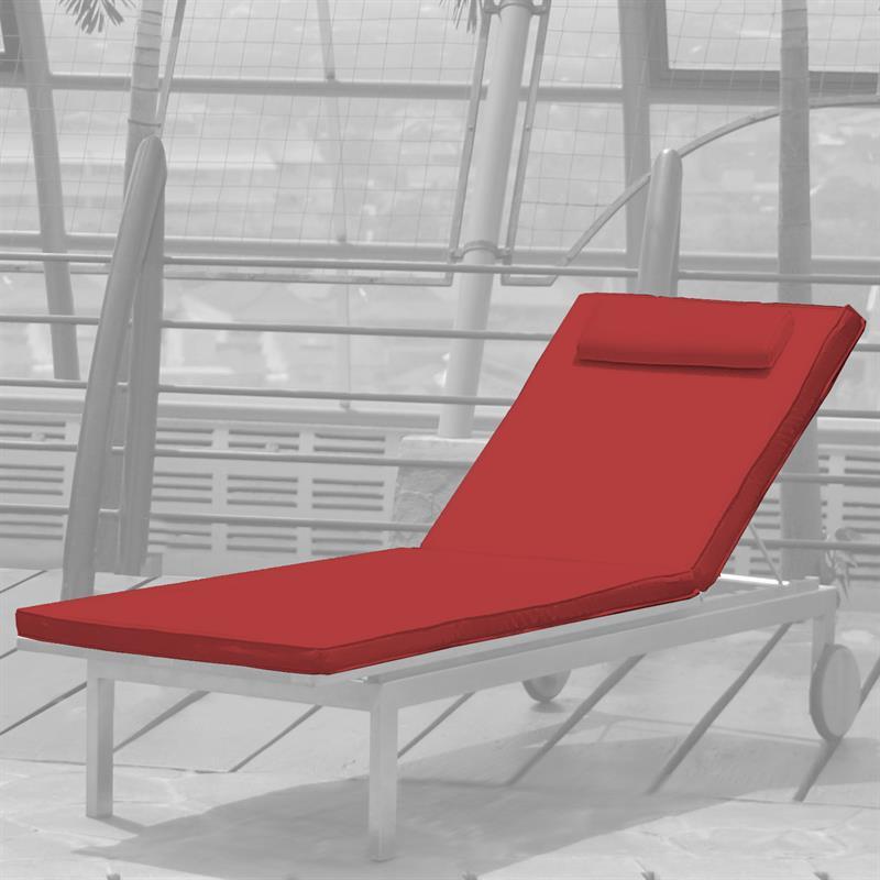 Coussin de chaise longue Florence/Moselle 204,5x62x5,5 cm Nagata