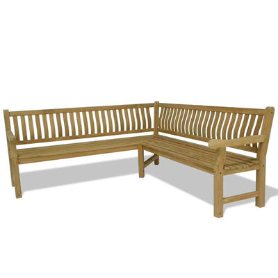 Florida Classic Eckbank 214/214 cm - Zertifiziertes Teakholz GRADE A
