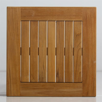 Briston side table 45x45x50cm certified teak Grade A with 6x6 cm table legs