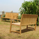 Elegance Gartenbank 130 cm - Zertifiziertes Teakholz GRADE A