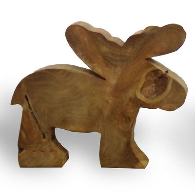Teakholzelch groß - ca. 31 cm