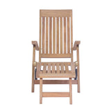 Elegance Deckchair 2er Set bestehend aus 2 Deckchair mit Rädern mit 2 Auflagen in Nagata m. Nackenkissen