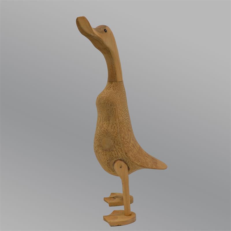 Canard »Anna« - grand canard beige-brun dressé sans chaussures