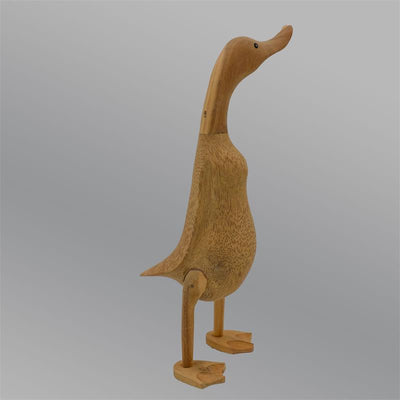 Canard »Anna« - grand canard beige-brun dressé sans chaussures