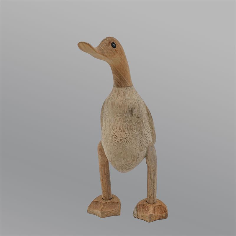 Canard »Ammelia« - petit canard beige-brun dressé sans chaussures