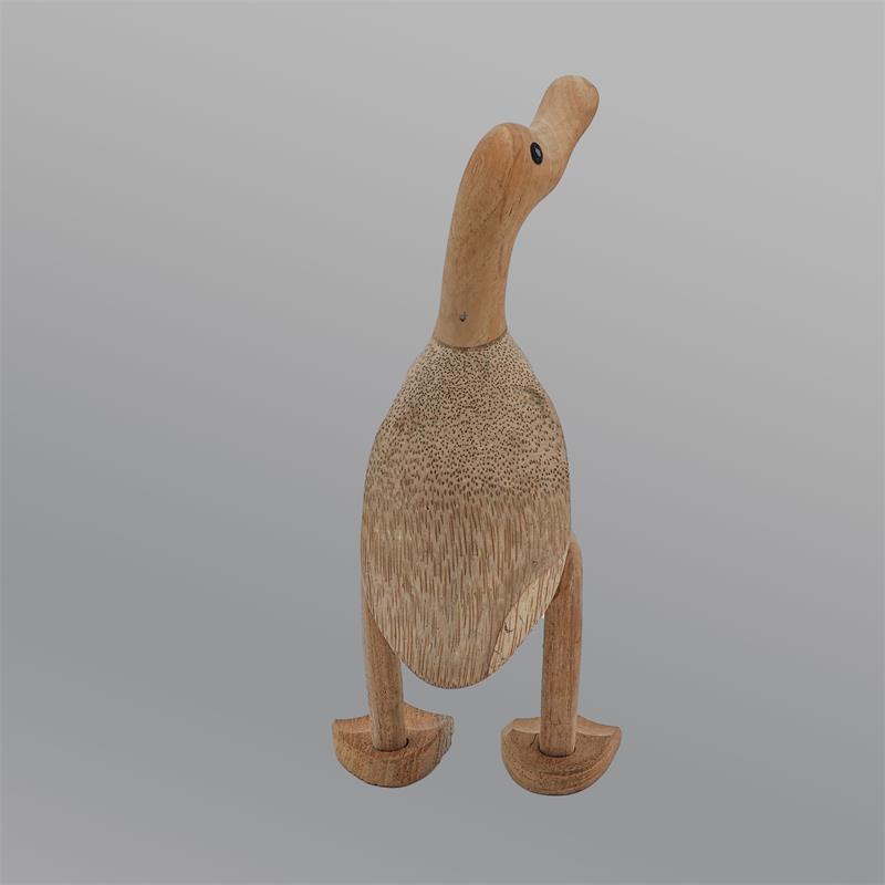 Canard »Ammelia« - petit canard beige-brun dressé sans chaussures