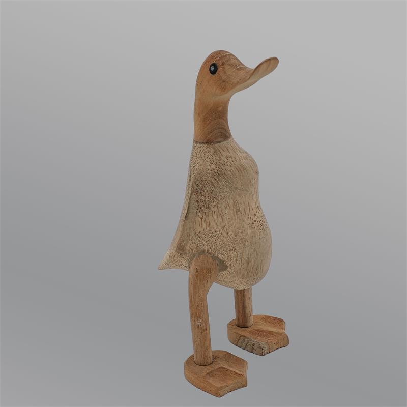 Canard »Ammelia« - petit canard beige-brun dressé sans chaussures