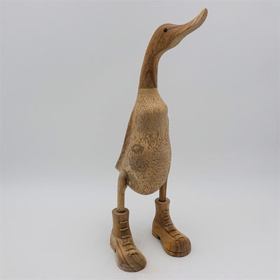 Canard »Ben« - grand canard dressé beige-brun avec des chaussures