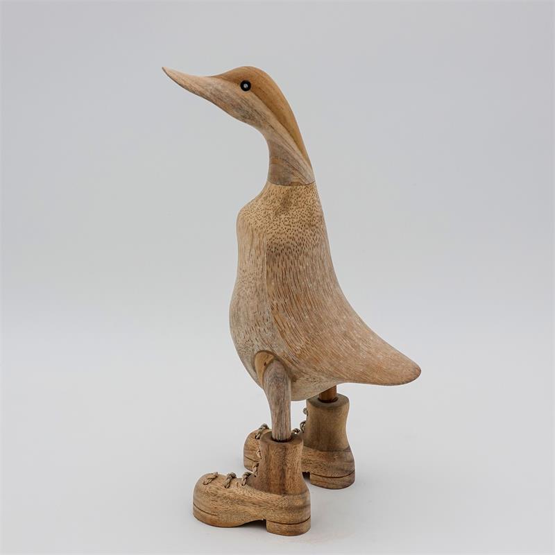 Canard »Bastian« - beige-brun moyen dressé avec des chaussures