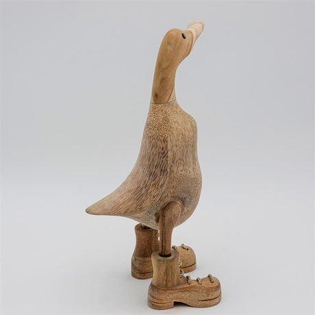 Canard »Bastian« - beige-brun moyen dressé avec des chaussures