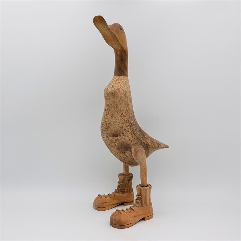 Canard »Barnabé« - géant beige-brun dressé avec des chaussures