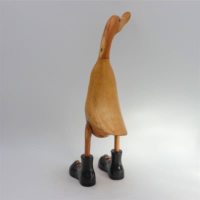 Canard »Charlotte« - grand canard dressé brun avec des chaussures noires