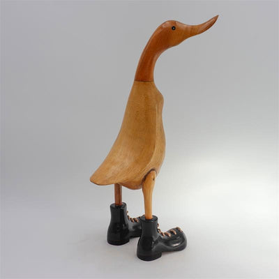 Canard »Charlotte« - grand canard dressé brun avec des chaussures noires